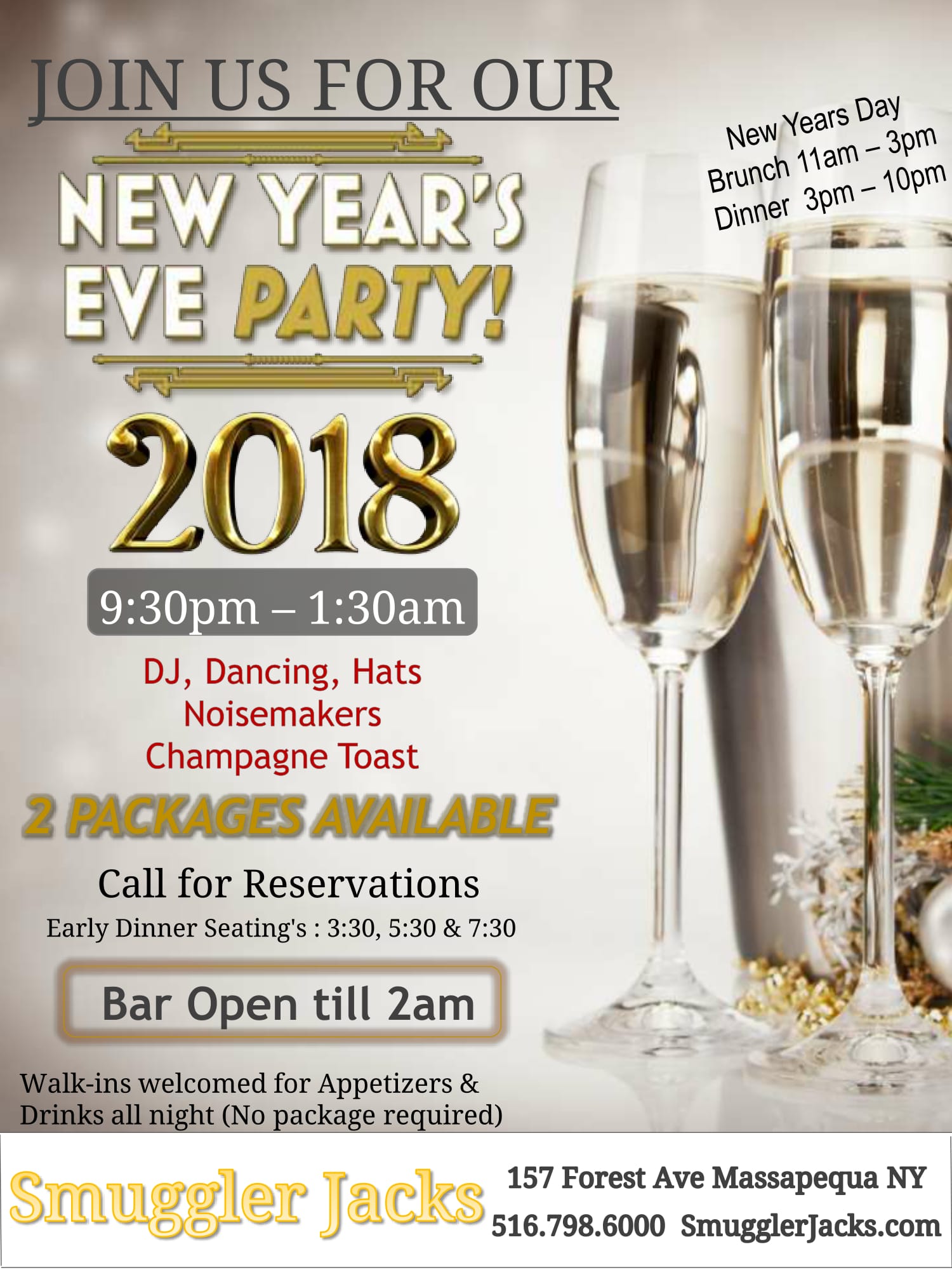 new years eve party flyers