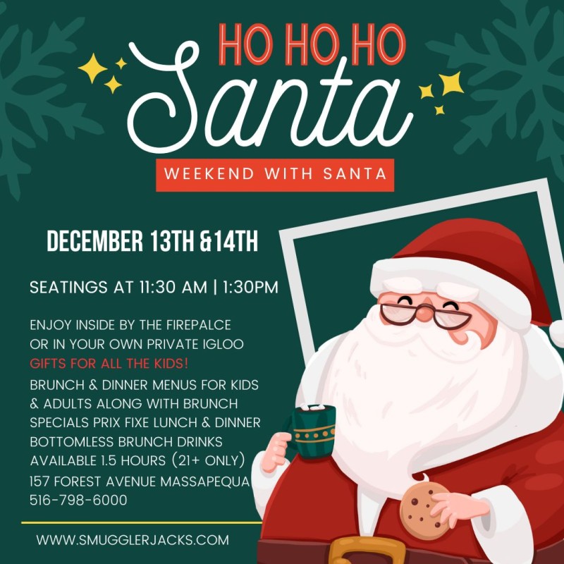 brunch with santa 2025 smuggler jacks